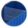 Ящик полочный 400х117х90 сплошн (синий) (гфр 58)