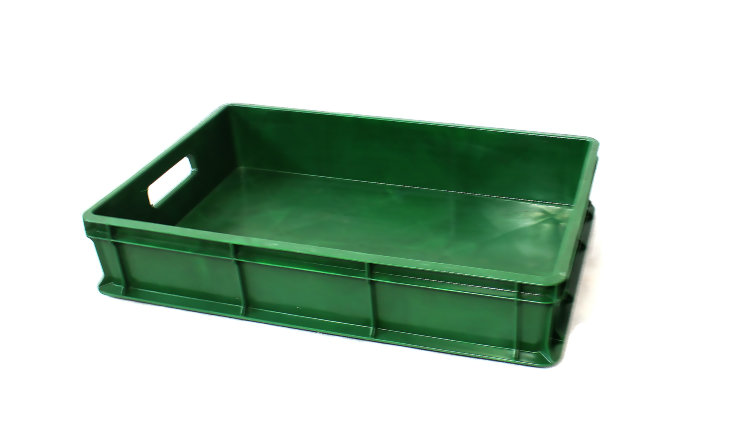 Ящик прямоуг. 600х400х120 спл морозостойкий (зеленый)