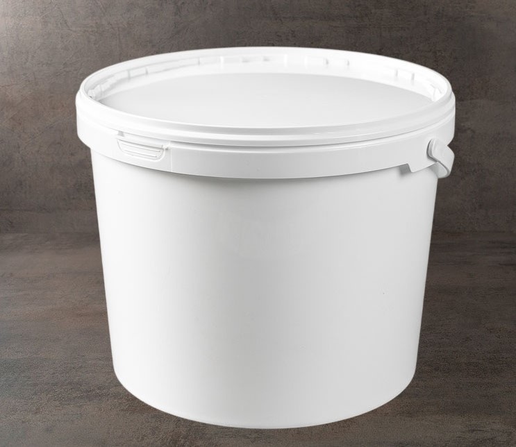 Ведро  11,3 д 290 БЕЛ без крышки (пак 20)