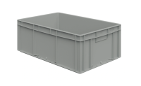 Ящик прямоуг. 600х400х220 сплошн (серый)