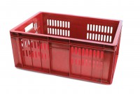 Ящик прямоуг. 600х400х250 дно спл ст пф (красный)