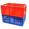 Ящик прямоуг. 600х400х250 перфор (красн)