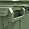 Мусорный контейнер. 1100л с крышкой (синий)