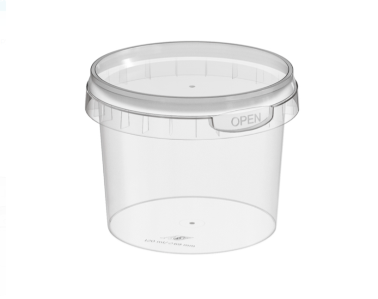 Ведро  0,120 л с крышкой (компл) д69 ОСВ с ручк (гфр 1044)