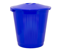 Мусорный бак с крышкой 70л. синий Мусорный бак с крышкой 70л. синий