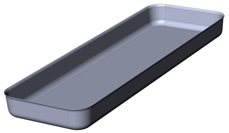 Поддон для заморозки рыбы из аллюминия