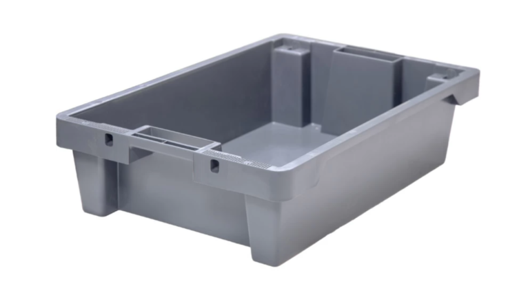 Ящик унив 600х400х150 сплошной (серый)