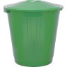 Мусорный бак с крышкой 80л. зеленый Мусорный бак с крышкой 80л. зеленый